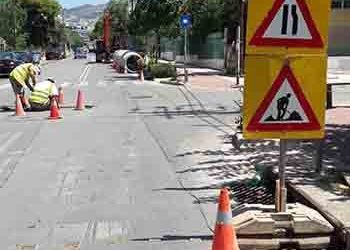 Ξεκίνησε η κατασκευή αγωγού όμβριων στην οδό Μακεδονίας