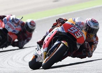 Marquez και Pedrosa έκαναν το 1-2 στην Άραγκον με Honda!