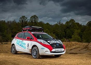 Nissan LEAF AT-EV: το πρώτο αμιγώς ηλεκτροκίνητο όχημα που τερματίζει στο Ράλι Μογγολίας!