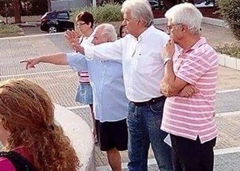 Περιοδεία δημάρχου στην περιοχή της πλατείας ΙΟΛΑ