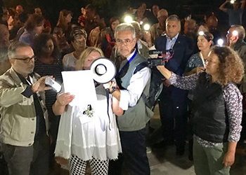 Στη διαμαρτυρία για το Πεδίο του Άρεως ο Γ. Πατούλης