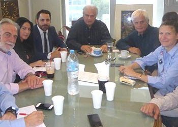 Συνάντηση  Σταθόπουλου - Μουστόγιαννη