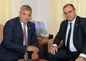 Συνάντηση με τον πρέσβη της Αρμενίας H.E. Fadey Charchoghlyan