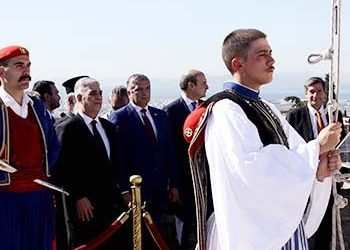 Στην εκδήλωση στη Ακρόπολη για την απελευθέρωση της Αθήνας