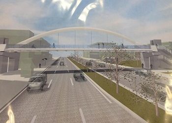 Ξεκινά η κατασκευή νέας πεζογέφυρας στη Λ. Μεσογείων