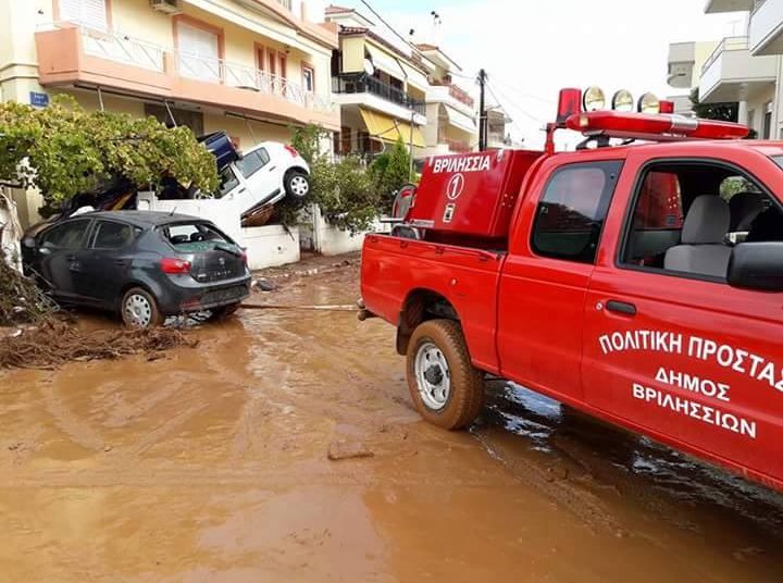 Ο Δήμος Βριλησσίων στο πλευρό των πληγέντων της Μάνδρας