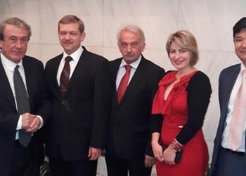 O δήμαρχος σε δεξίωση της Ρωσικής Πρεσβείας