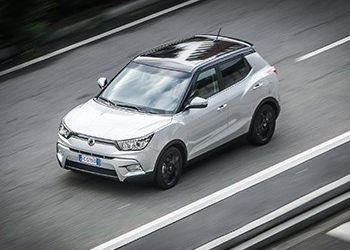 H SsangYong δοκιμάζει το αυτόνομο Tivoli