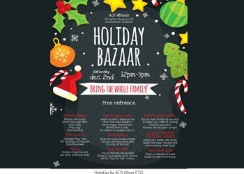 Holiday Bazaar από το ΑCS Athens