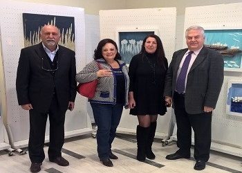 Στην έκθεση ζωγραφικής της Χαράς Σιδέρη