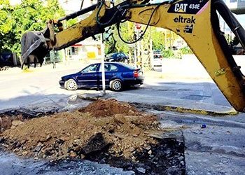 Στην οδό Καραϊσκάκη το μεγάλο έργο όμβριων