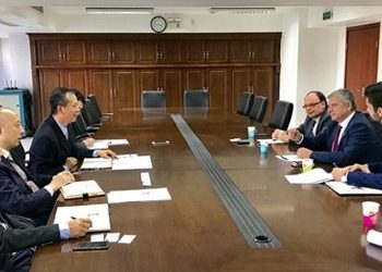 Συνάντηση Πατούλη με μέλη της Διοίκησης της Ένωσης Δήμων Κίνας