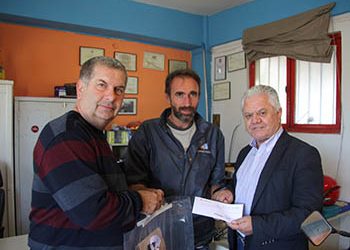 Επίσκεψη σε Εθελοντικές Ομάδες από τον Πρόεδρο του ΣΠΑΠ