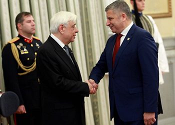 Πρωτοχρονιάτικες ευχές στον Πρόεδρο της Δημοκρατίας