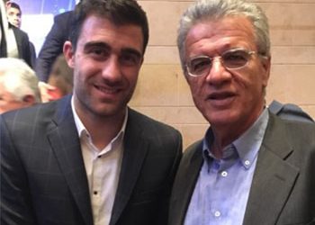 Ο Γ. Θεοδωρακόπουλος στη γιορτή του ποδοσφαιριστή στο Μέγαρο Μουσικής  Αθηνών