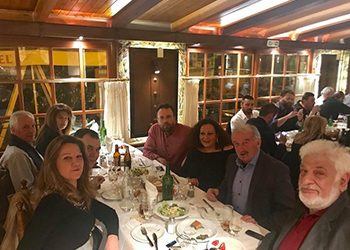 Ο Δήμαρχος στην κοπή της πίτας του Συλλόγου Εργαζομένων του Δήμου