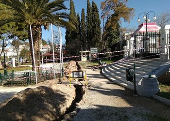 Εργασίες συντήρησης και επισκευής της γεώτρησης στο Άλσος Κηφισιάς