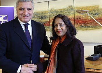 Συνάντηση με την πρέσβειρα της Ινδίας Shamma Jain
