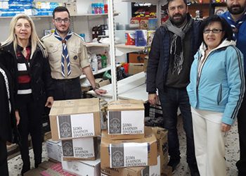 Προσκοπική προσφορά στο Κοινωνικό Παντοπωλείο