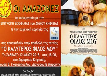 Προβολή ταινίας «Ο καλύτερός μου φίλος» στο δημαρχείο