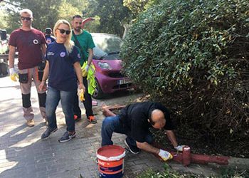 Εθελοντικός παραρεμάτιος καθαρισμός στο Πολύδροσο