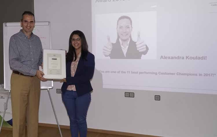 Η Volvo Cars επιβραβεύει την Αλεξάνδρα Κουλάδη της Volvo Σαρακάκης