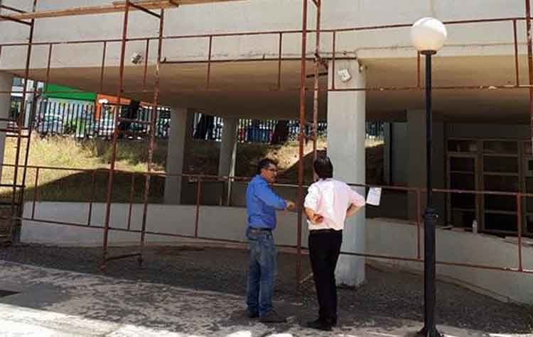 Συνεχίζονται οι εργασίες στο κτήριο του ΟΑΕΔ Κηφισιάς