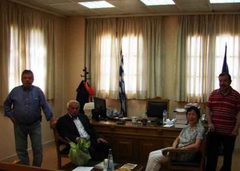 Τον δήμαρχο επισκέφτηκε η πρεσβευτής της Σινοελληνικής Εταιρείας Πολιτισμού στην Αθήνα