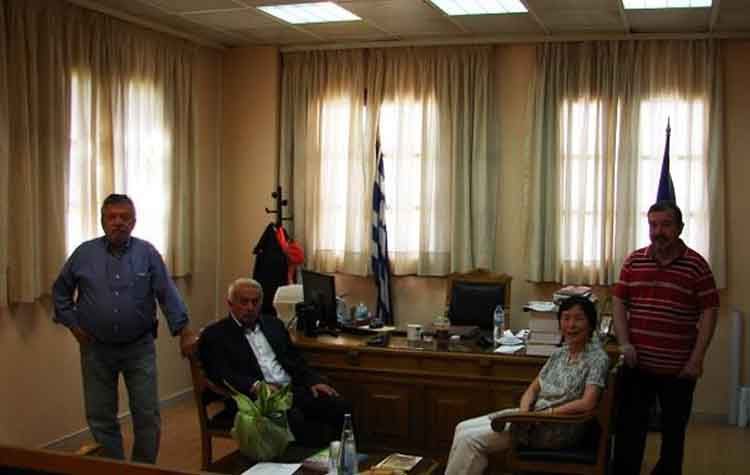 Τον δήμαρχο επισκέφτηκε η πρεσβευτής της Σινοελληνικής Εταιρείας Πολιτισμού στην Αθήνα