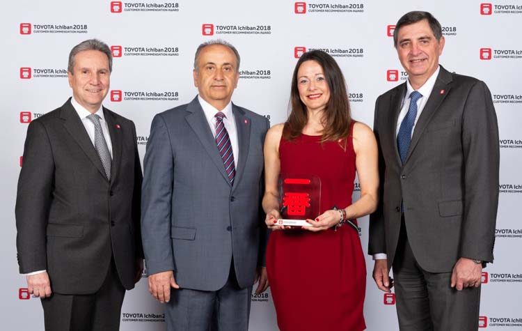 Η Toyota Motor Europe (ΤΜΕ) βραβεύει την «TOYOTA ΓΙΑΝΝΙΤΣΑΣ ΑΒΕΕ»