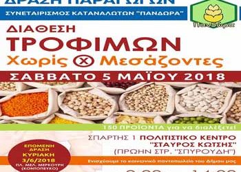 Διάθεση τροφίμων χωρίς μεσάζοντες από την «Πανδώρα»