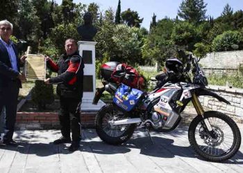 «Δρόμος Ειρήνης 2018», από την Αρχαία Ολυμπία στη Χιροσίμα με Honda CRF250 Rally