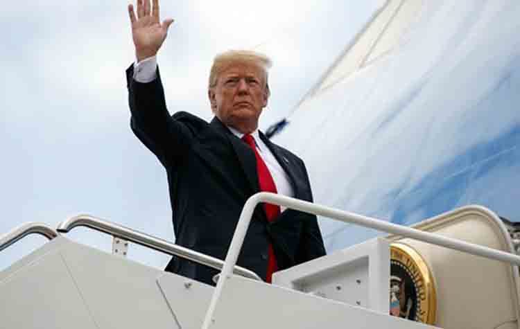 Ο Ντόναλντ Τράμπ στα Χανιά με το Air Force One