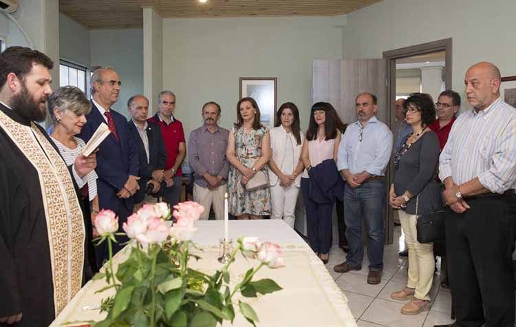 Αγιασμός στα νέα γραφεία της εταιρίας «Μένανδρος Α.Ε.»