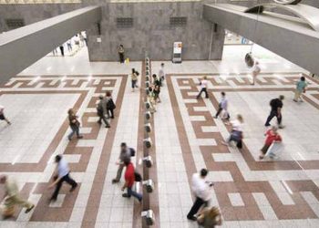 Το Gif Art έργο “OCEANO” στο Μετρό του Συντάγματος