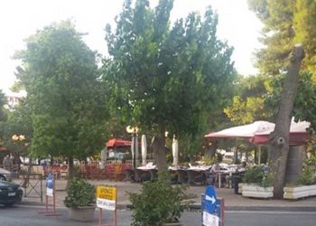 Πεζοδρόμηση τμήματος οδού Γιαβάση από την Παρασκευή 08/06