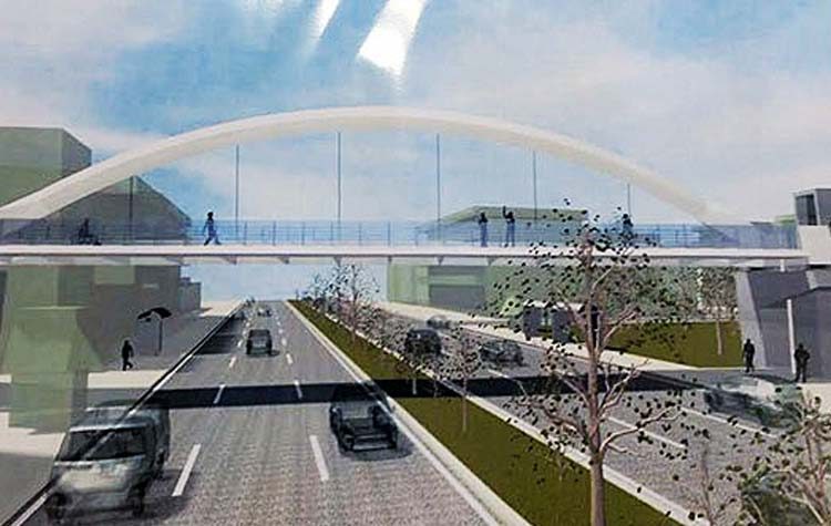 Νέα πεζογέφυρα αποκτά η Λεωφ. Μεσογείων