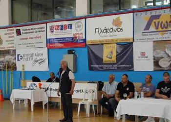 O Δήμαρχος στην γιορτή Λήξης των Ακαδημιών  του ΚΑΟ Μελισσίων