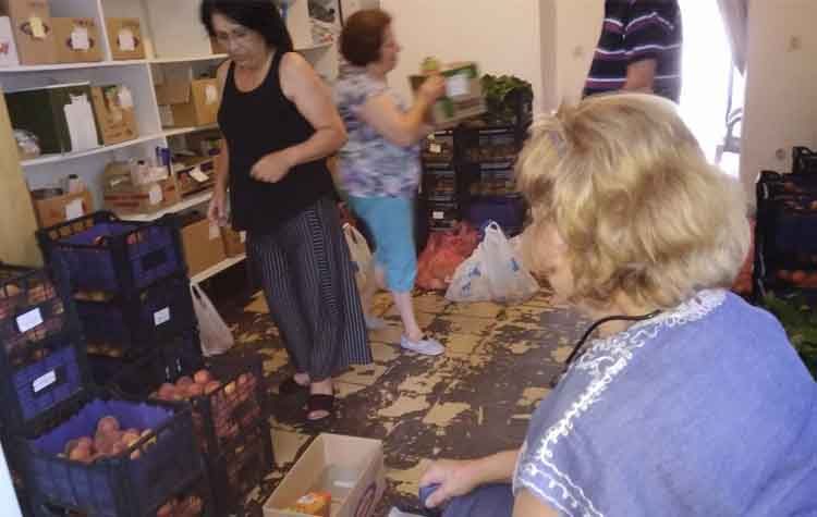 Διανομή τροφίμων από την «Ατραπό Κηφισιάς»