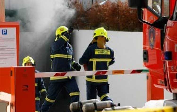 Πυρκαγιά σε υπαίθριο χώρο