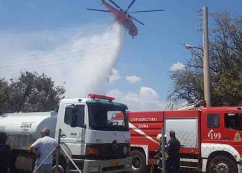 O ΣΠΑΠ συνέδραμε στην κατάσβεση πυρκαγιάς στο Μενίδι