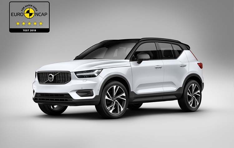 Το αυτοκίνητο της χρονιάς 2018, Volvo XC40, κατακτά πέντε αστέρια