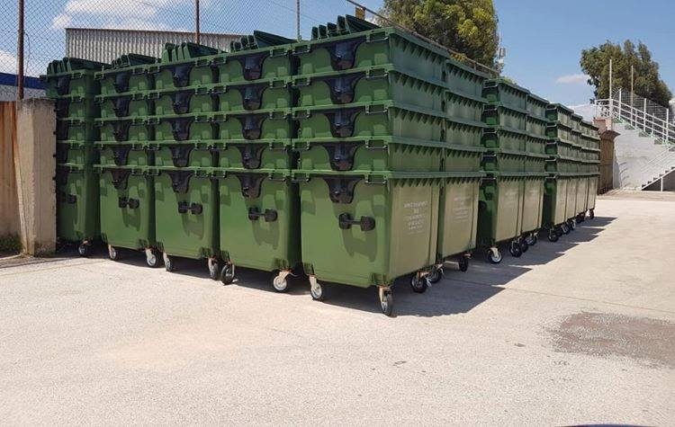 900 νέοι κάδοι σκουπιδιών και ανακύκλωσης