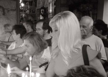 Στην ακολουθία προς τιμήν της Αγίας Παρασκευής η Μαρίνα Πατούλη – Σταυράκη