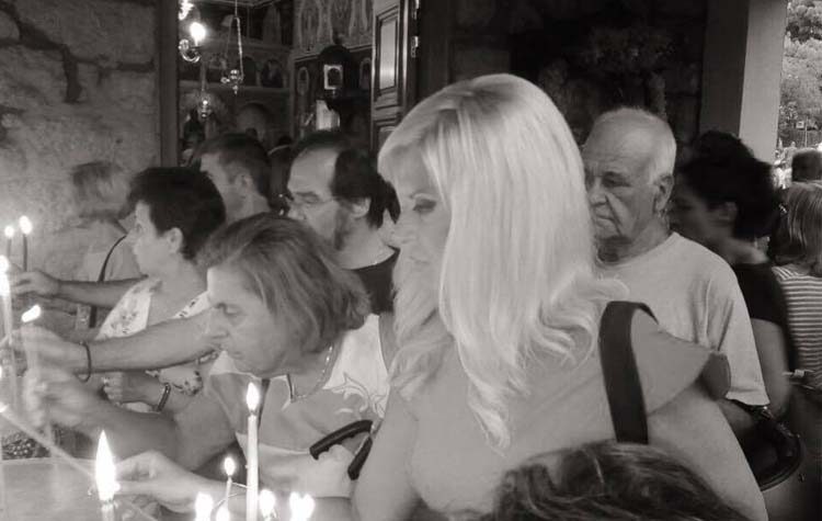 Στην ακολουθία προς τιμήν της Αγίας Παρασκευής η Μαρίνα Πατούλη – Σταυράκη