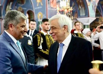 Στην περιφορά της εικόνας του Αγίου Αιμιλιανού ο Γ. Πατούλης