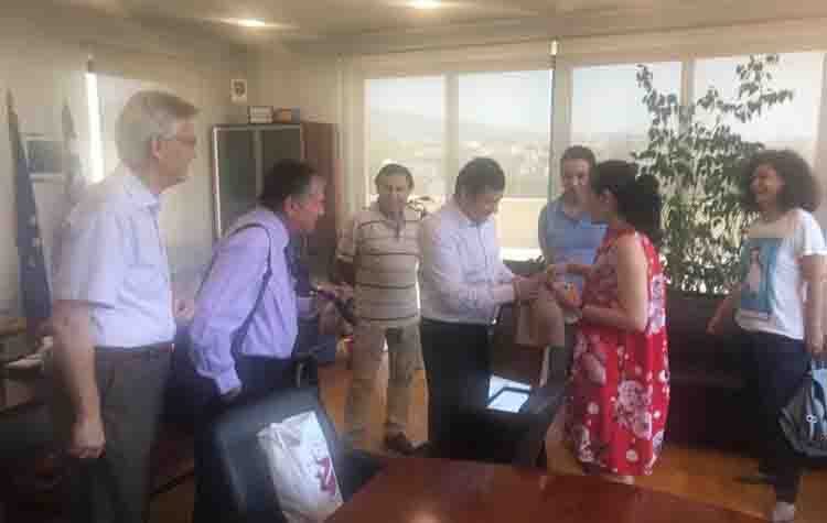 Οι Πρωταθλητές του «Αριστοτέλη» στο Δημαρχείο