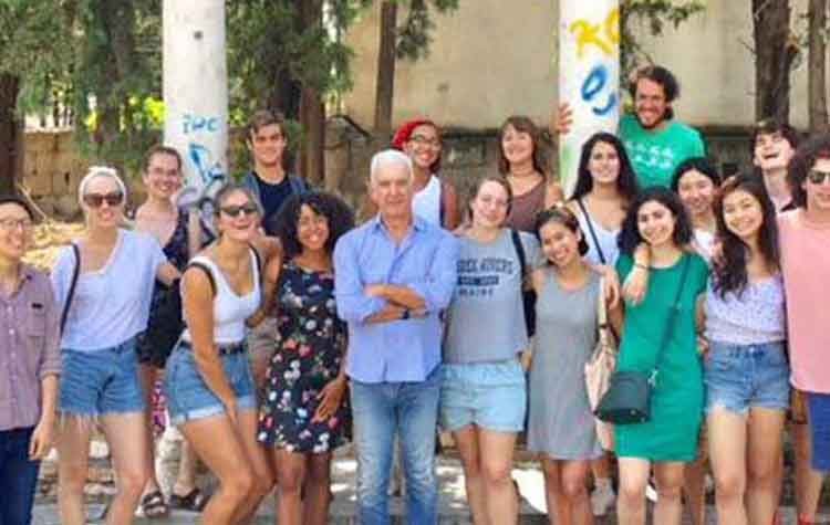 Φοιτητές του Πανεπιστημίου Columbia των ΗΠΑ στη βίλα Ιόλα
