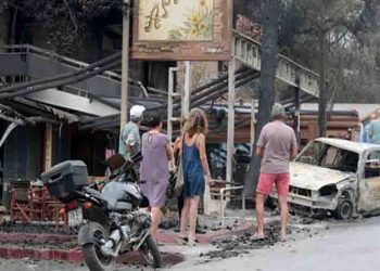 Ξεκίνησε η καταγραφή για τις ζημιές στις επιχειρήσεις από τις φωτιές