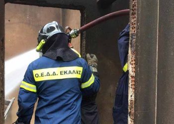 Η Ομάδα Εθελοντών Δασοπυροσβεστών Διασωστών στη «μάχη» με τις φλόγες